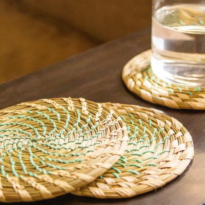 Orbit Coaster ( Set of 4) | Sabai Grass