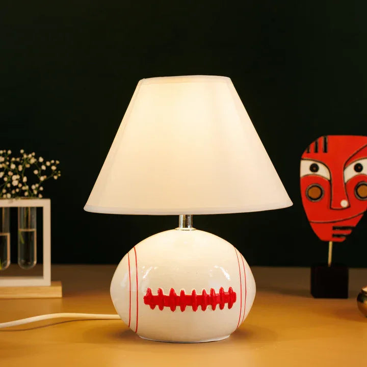 Sports Ceramic Table Lamp Soccer Original Shade