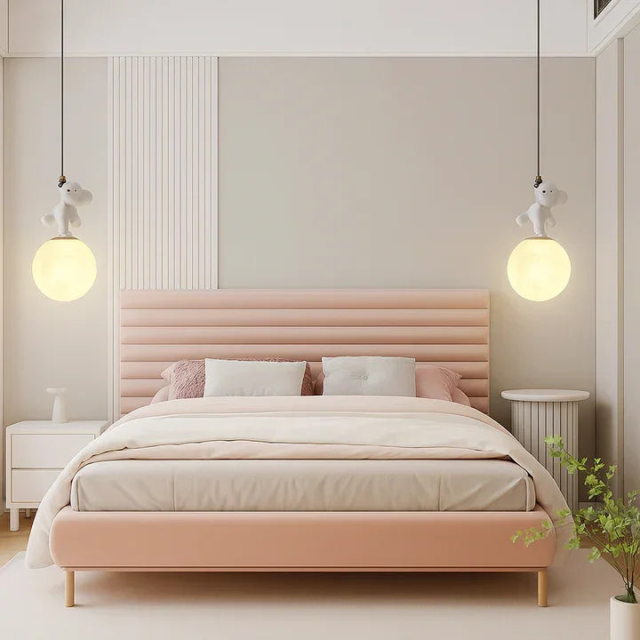 Pendant Kids Room Light with Glowing Light Cartoon Wall Light,