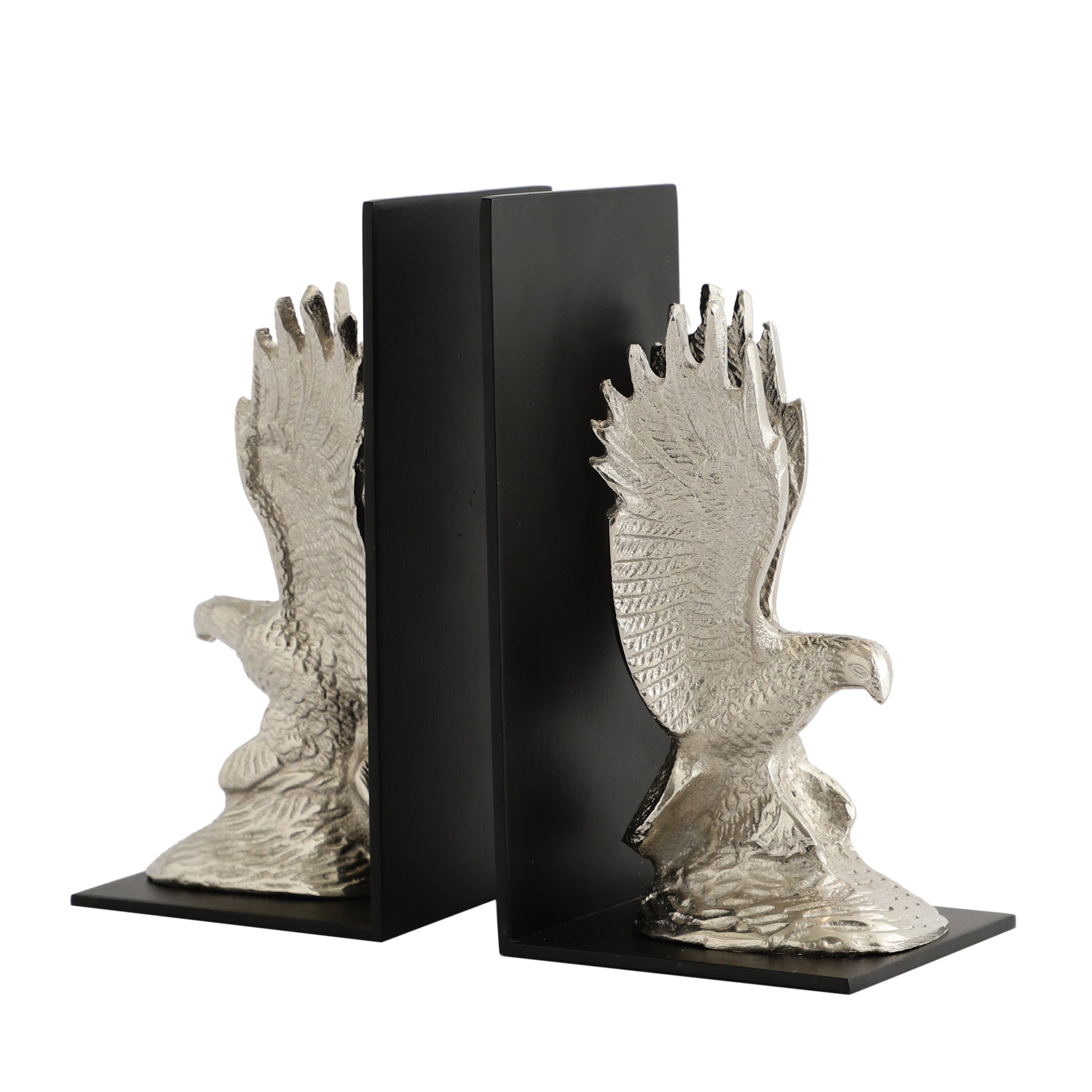 The Helion Pair Bookend Silver