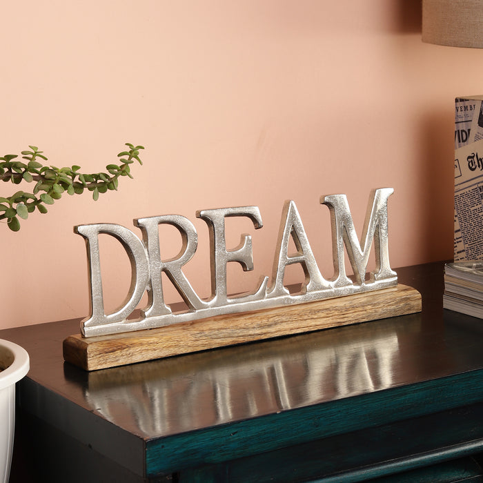 Metal Free Standing Tabletop Dream Sign