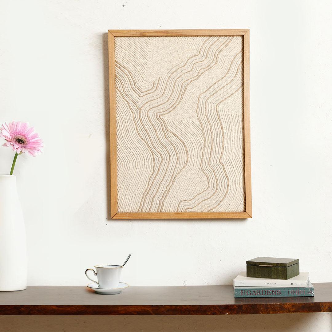 Walter Embroidered Rectangle Wall Art