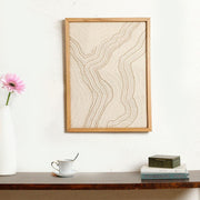 Walter Embroidered Rectangle Wall Art