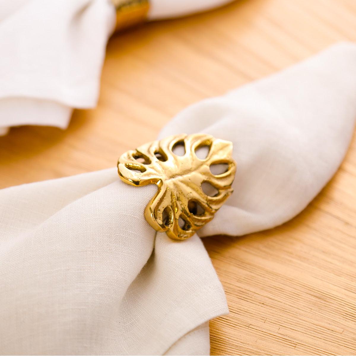Filis Napkin Ring | Brass