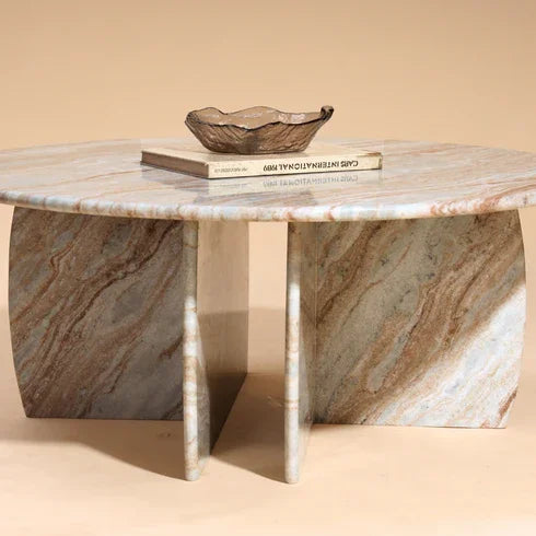 Raio Jupiter Marble Table | Luxury Marble Coffee Table for Living Room