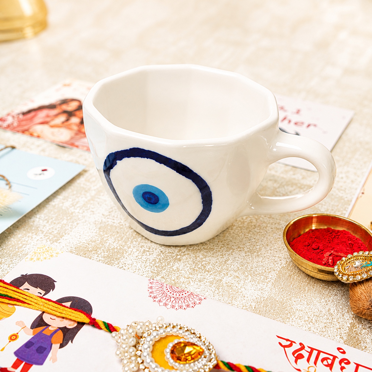 Evil Eye Blessings Rakhi Hamper