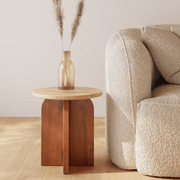 Rome Side Table/ End Table | Wooden Center Table for Living Room | Sofa Side Table