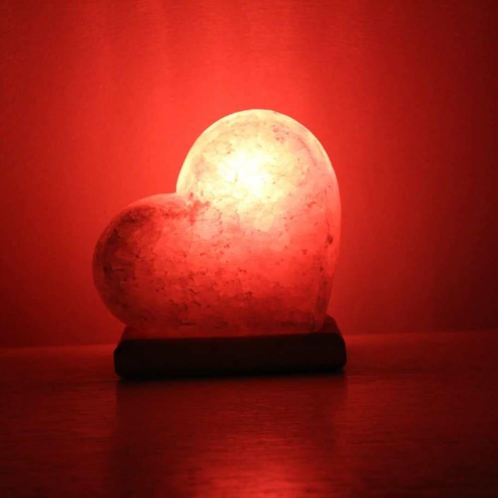Heart Shaped Himalayan Salt Lamp | Natural Pink Rock Salt Light for Home Décor & Wellness
