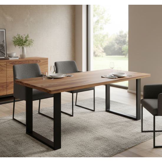 Oakland Dining Table Honey Finish