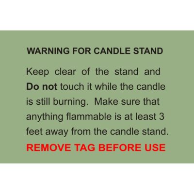 Bubble Metal Glass Candle Holder