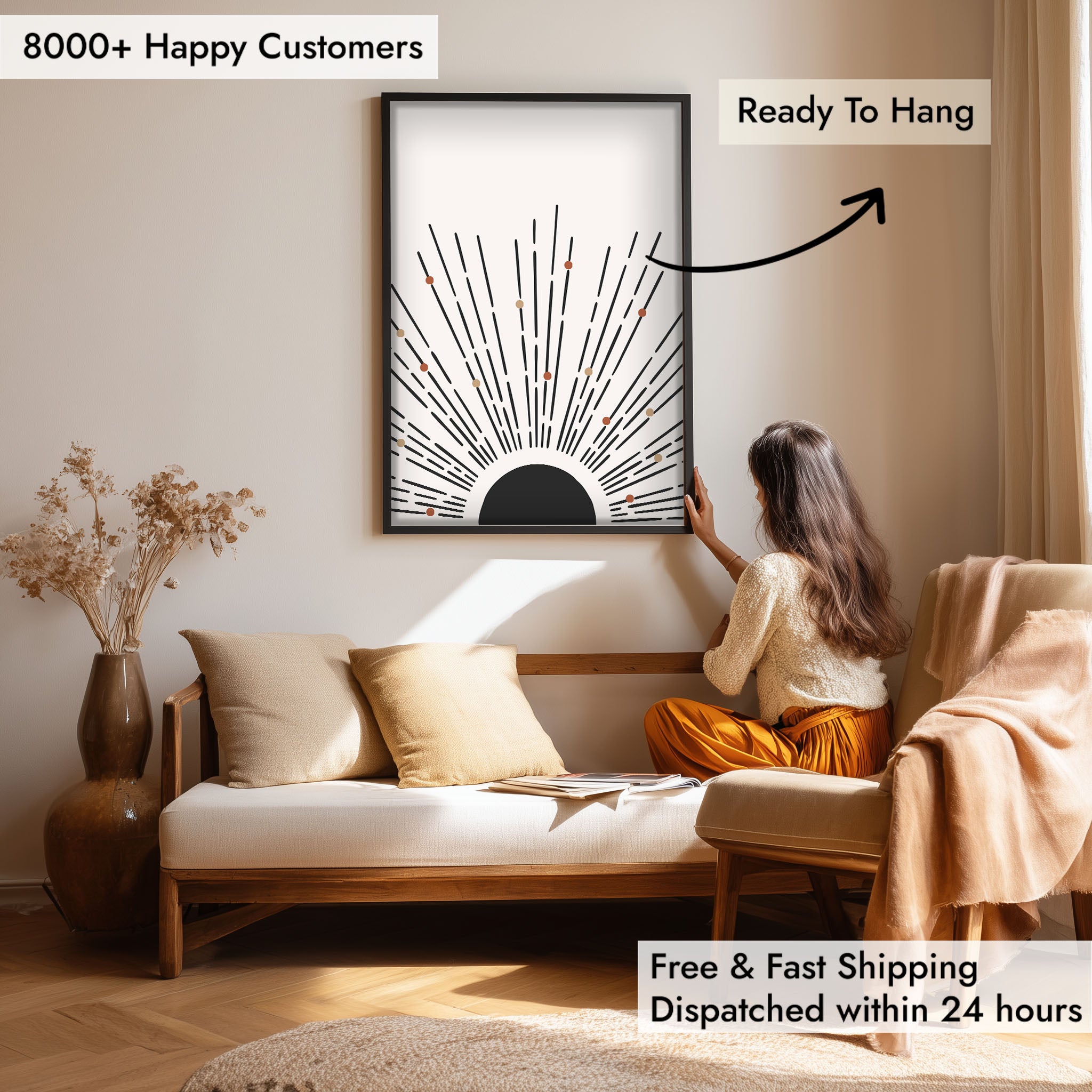 Raggio – Radiant Wall Painting