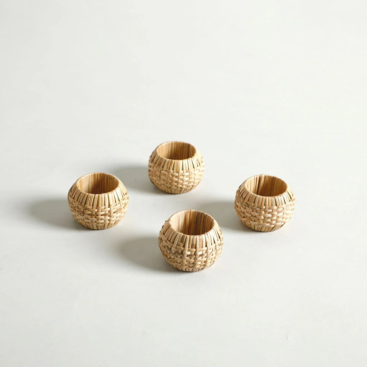Ceon Napkin Ring Set of 4 | Rattan