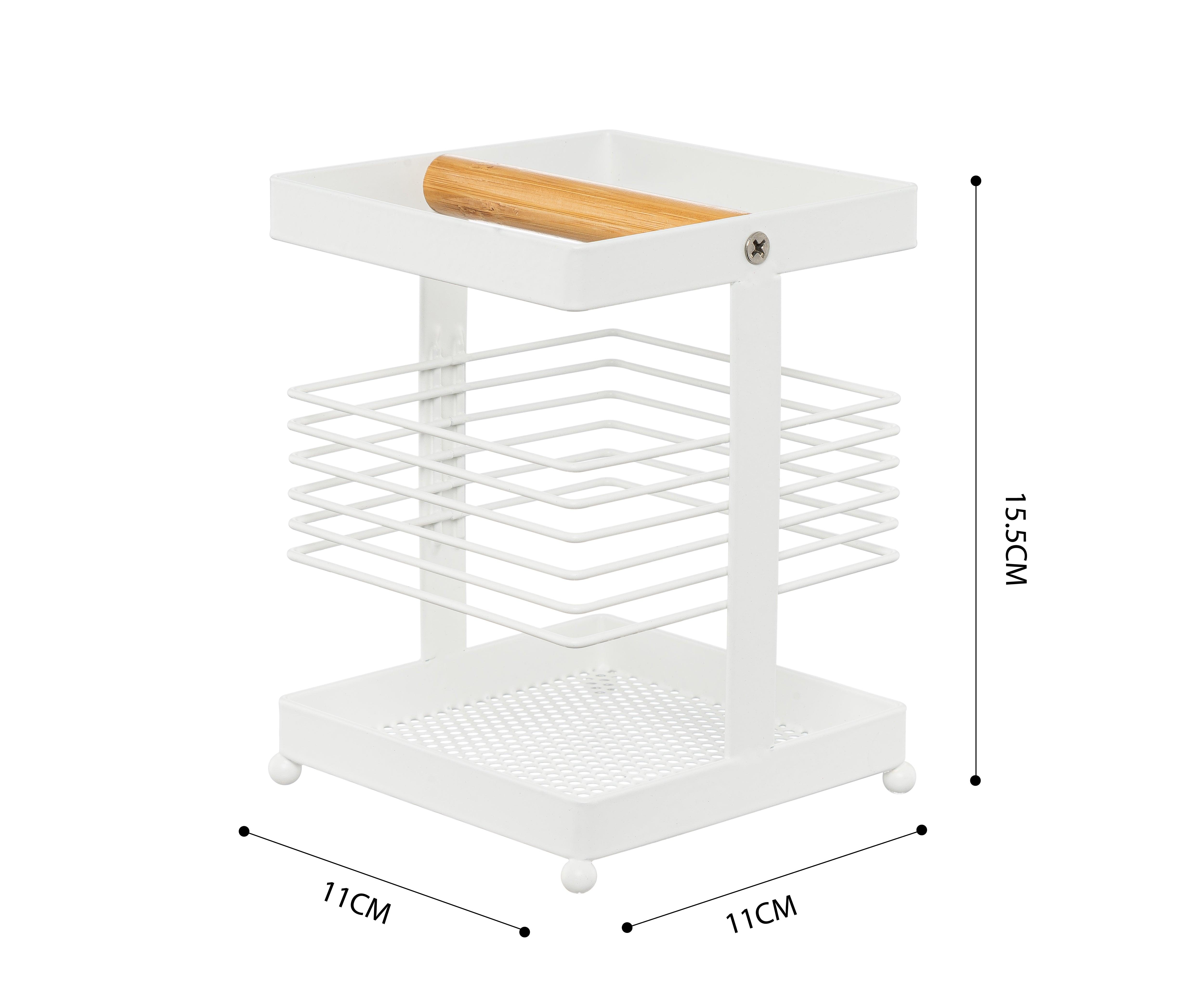 Carbon Steel Kitchen Utensil Holder | Cutlery Stand for Countertop Organization