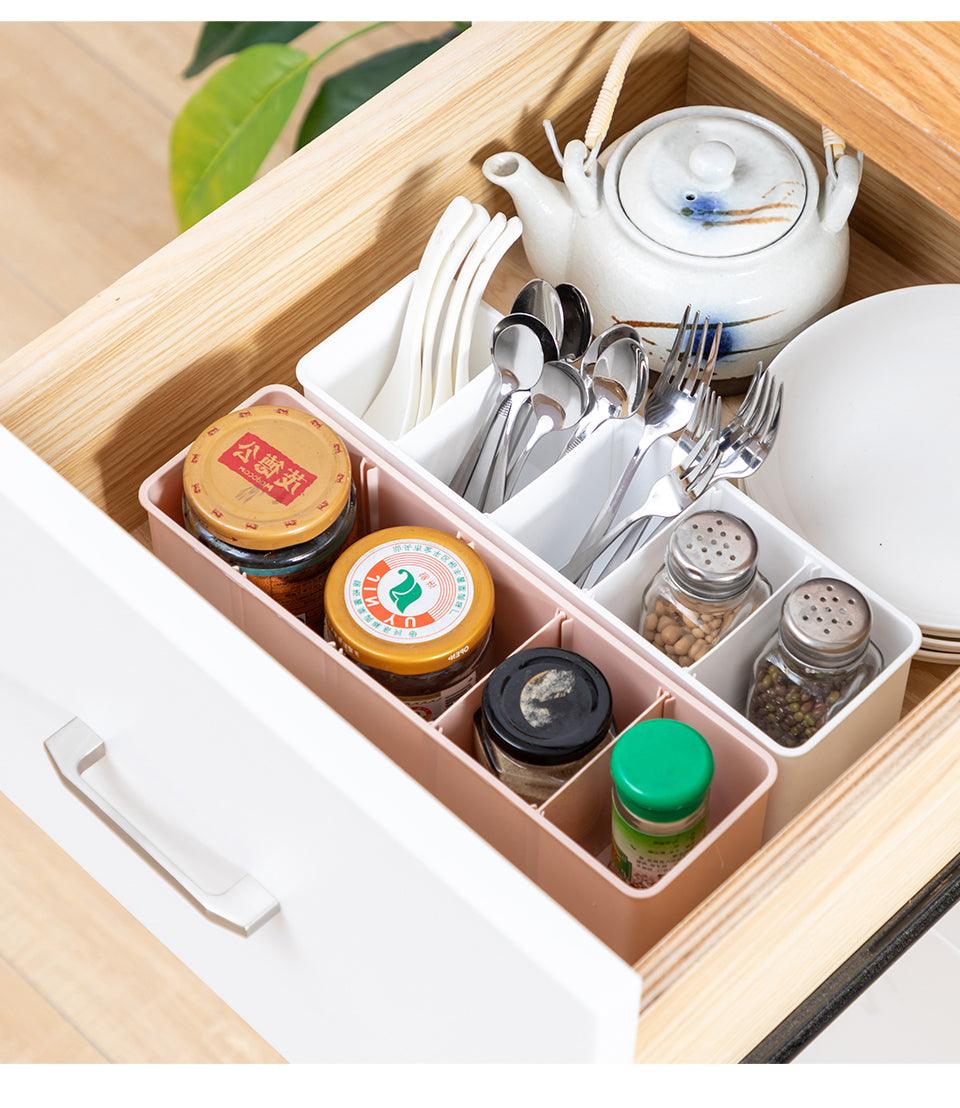 Small Storage Tray With Divider (Set of 3)