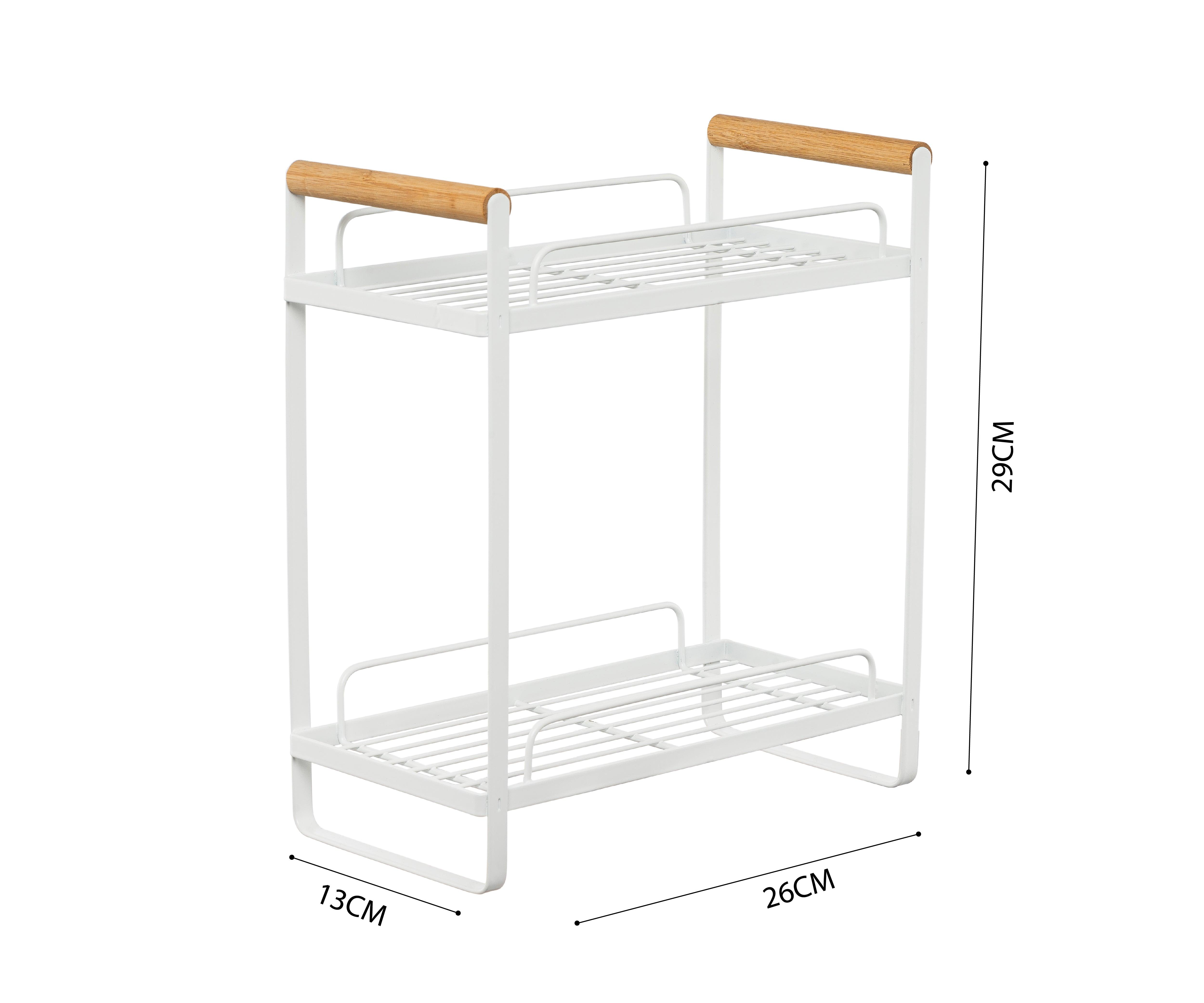 2-Tier Countertop Organizer Rack | Kitchen Organizer Spice Rack | Kitchen Storage Racks