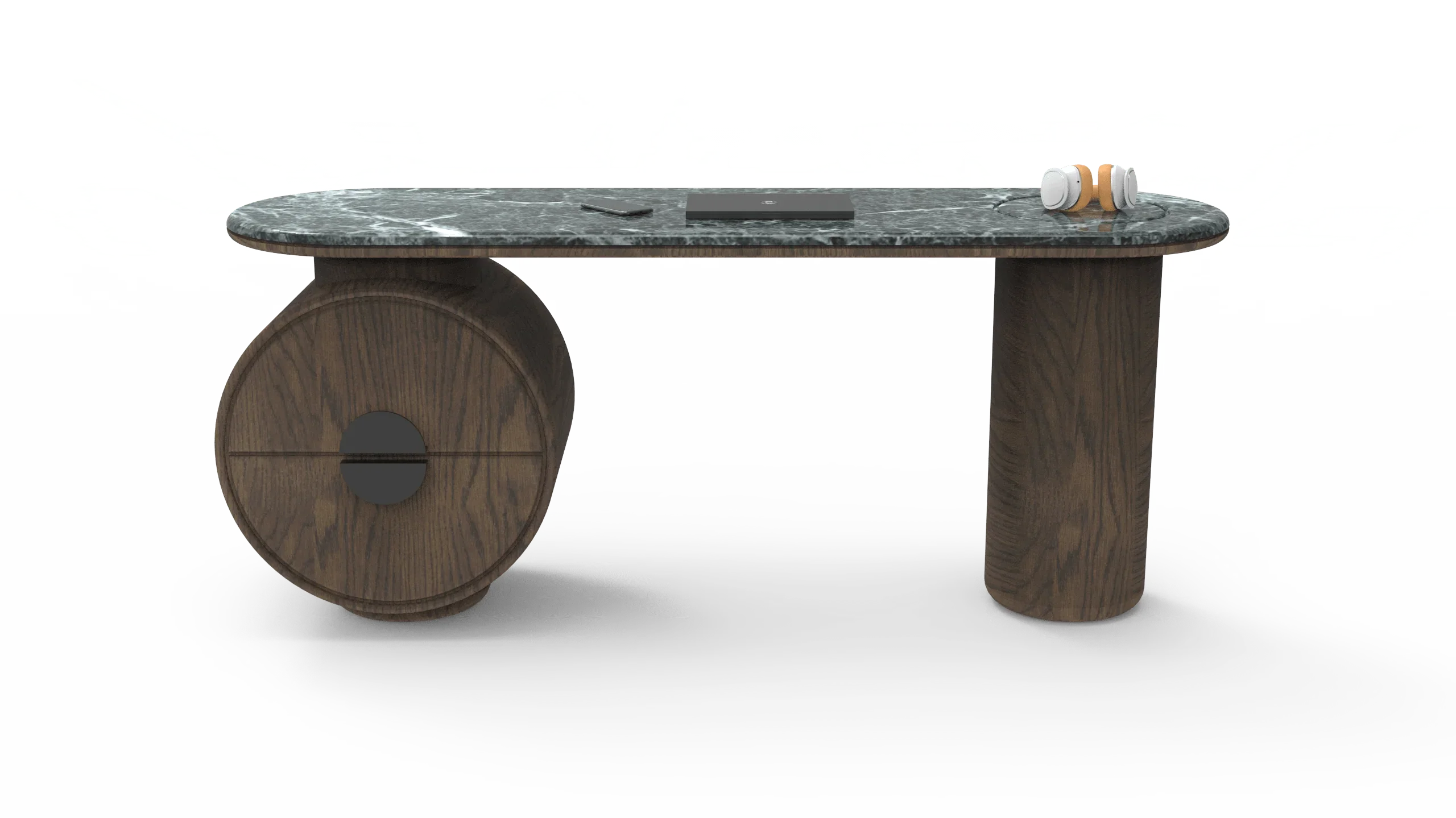 Viraam Desk | Solid Wood and Branded Plywood with Veneer