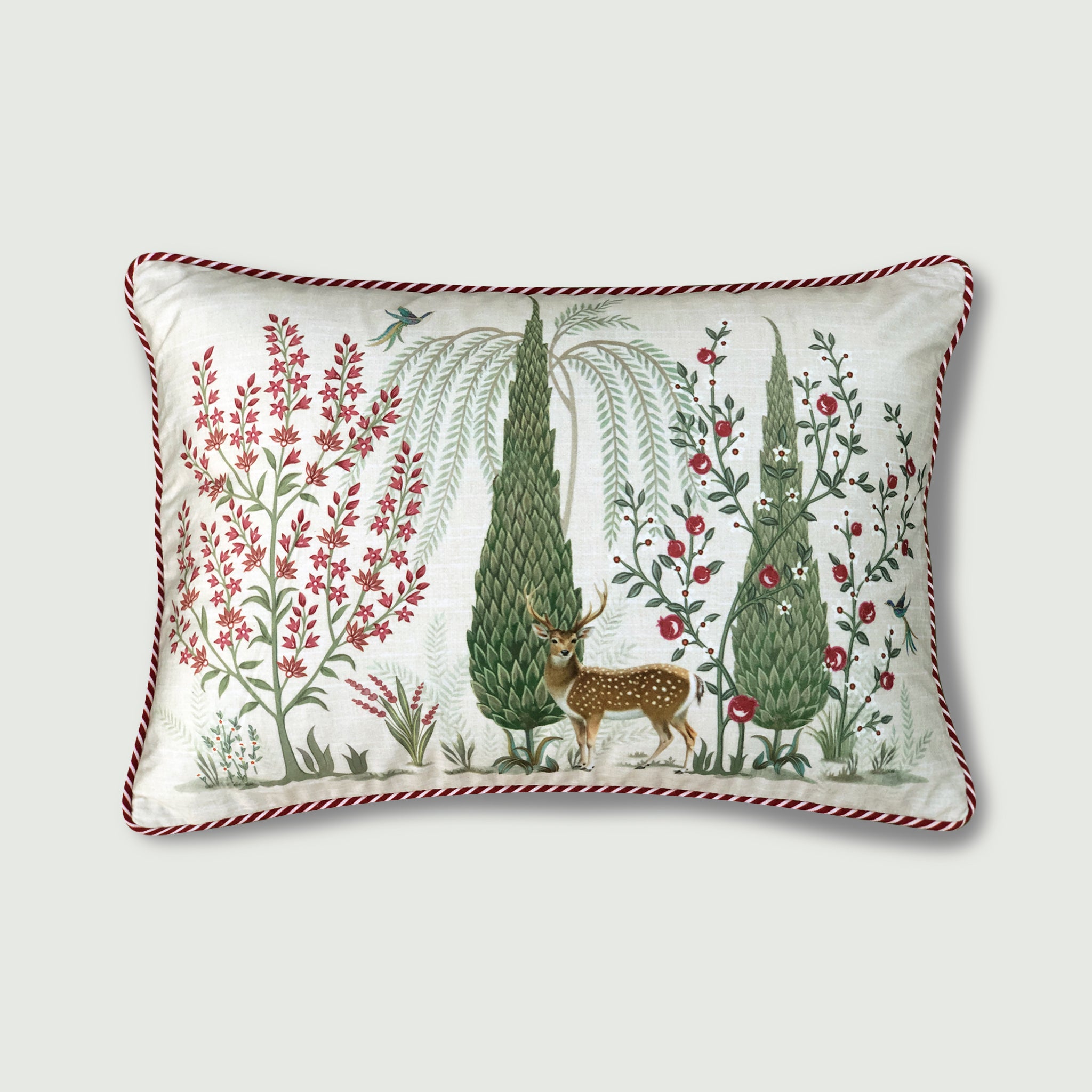 Whispering Grove Lumbar Cushion Cover -14x20, Beige