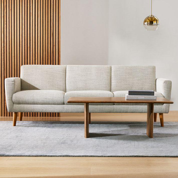 Adana Sofa | Sheesham Wood & Linen Fabric