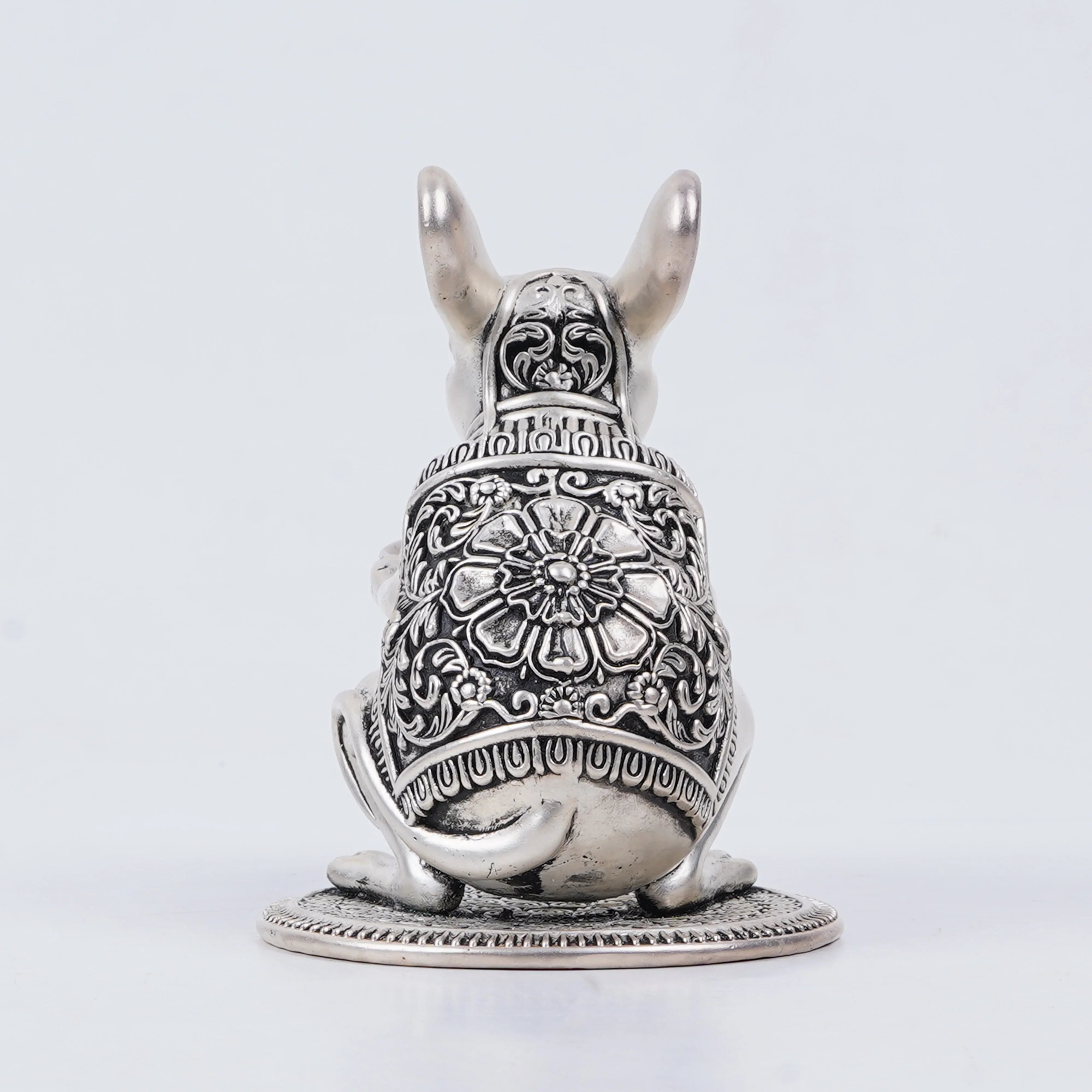 Pure Silver Plated Brass Mushak Diya