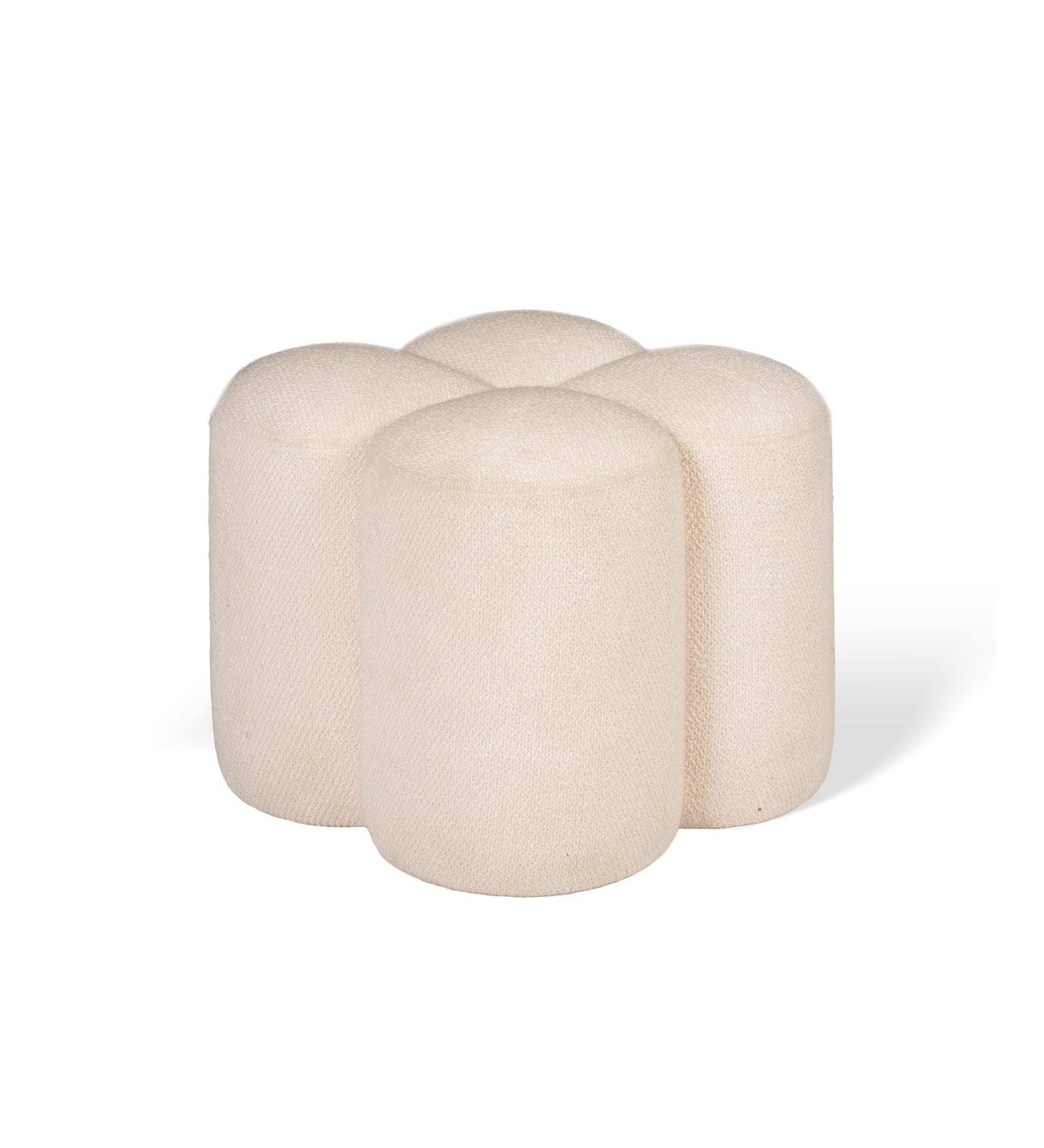 Poppy Clover Pouf