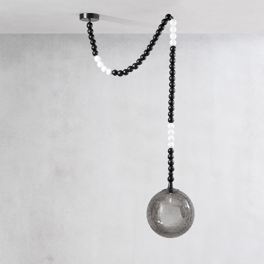 Dhara Black Drop Hanging Lamp