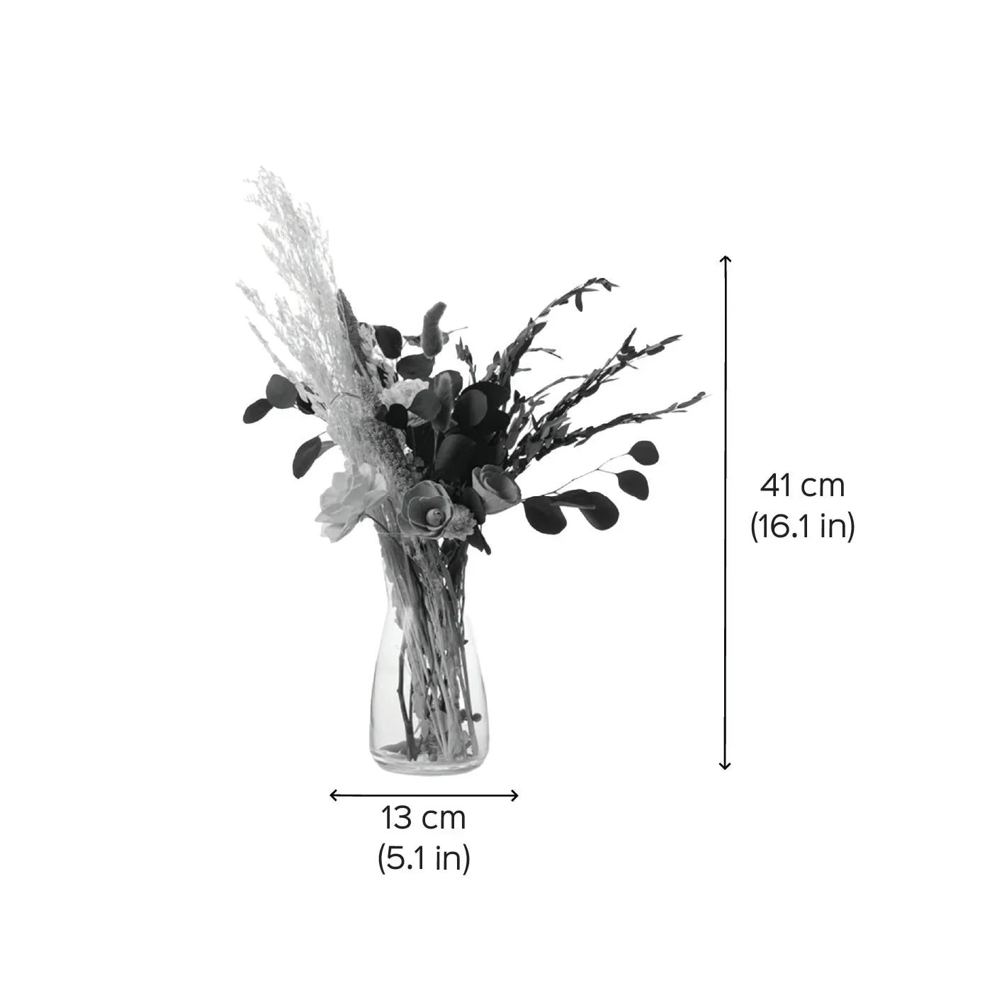 Glass Pot An Solawood Arrangement
