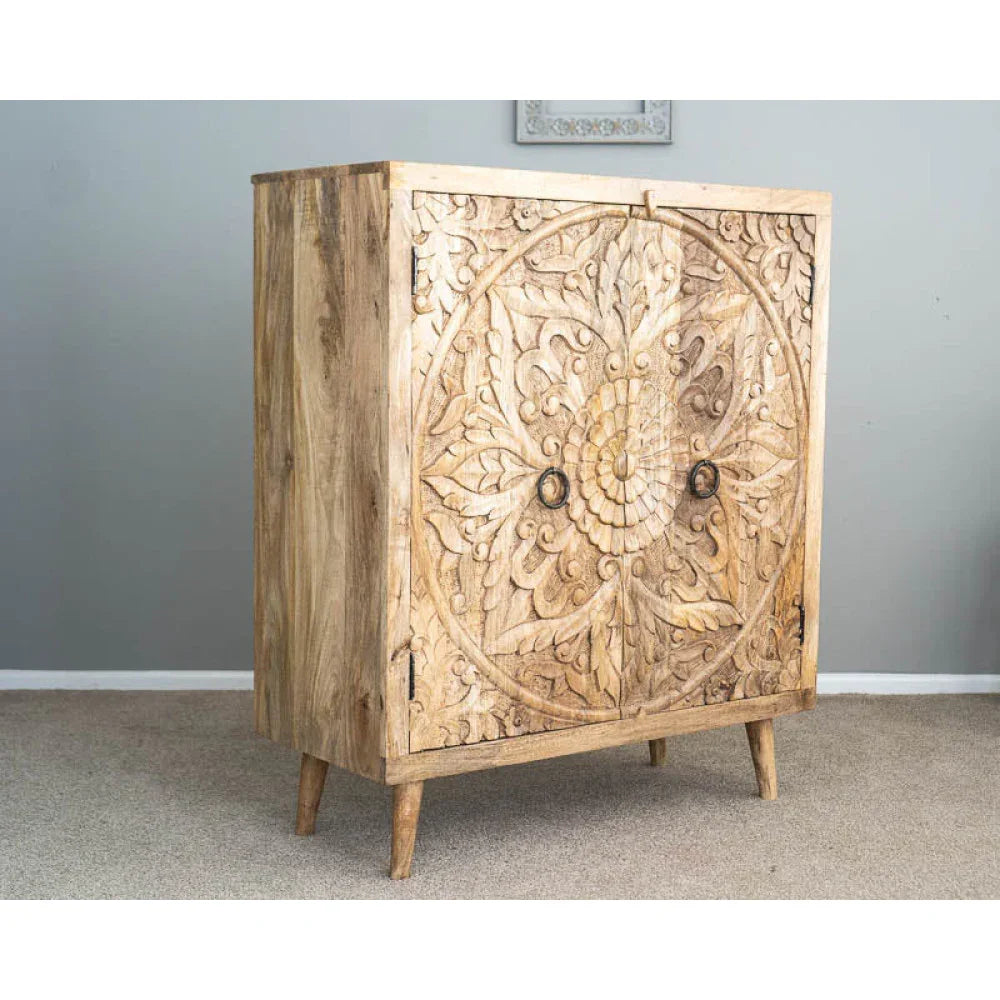 Sideboard with Carved Doors