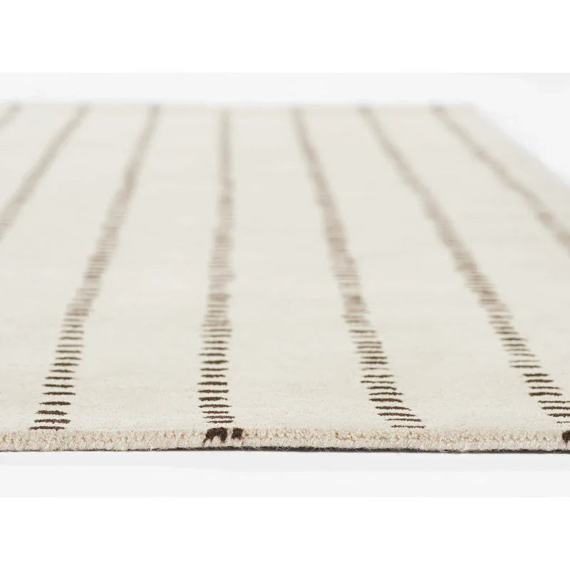 Greige Rug 100% Wool - Floor Covering