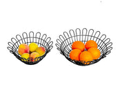 Wood & Wire Fruit Basket