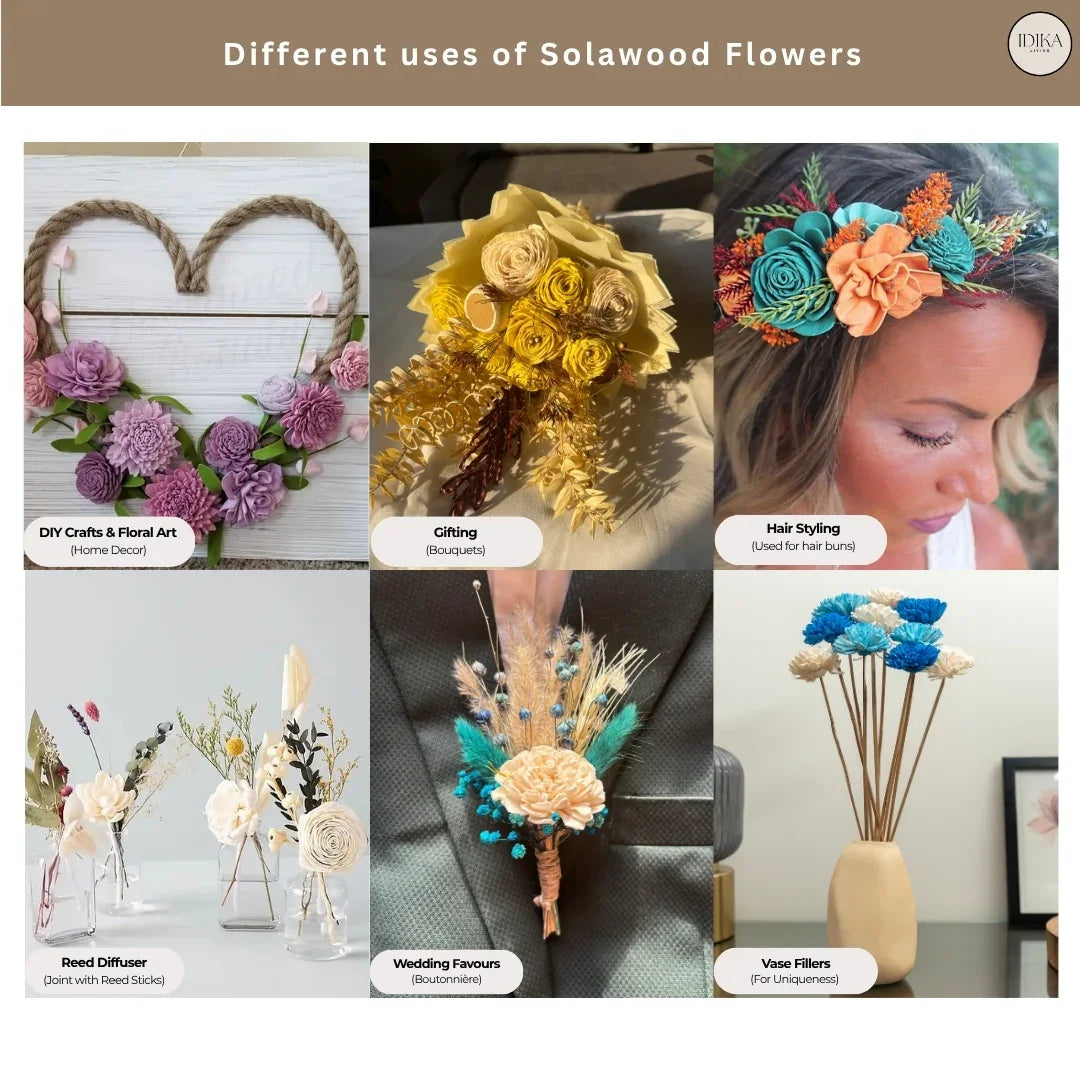 Ziniya - 6 cm | Dark Blue, Sky Blue and White