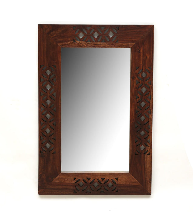 Sheesham Wood Rectangle Wall Mirror