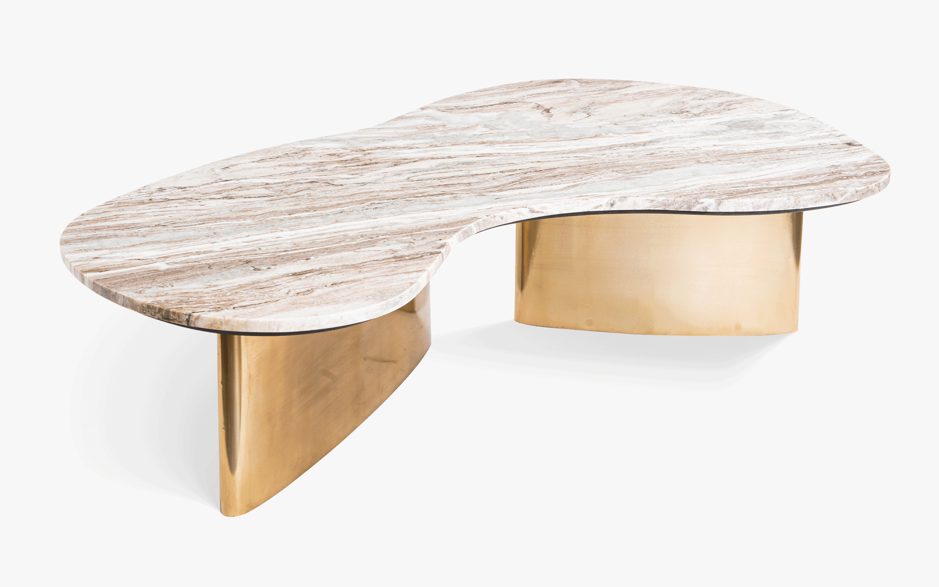 Berg Toronto Marble Coffee Table | Marble Top Centre Table For Living Room | Sofa Table