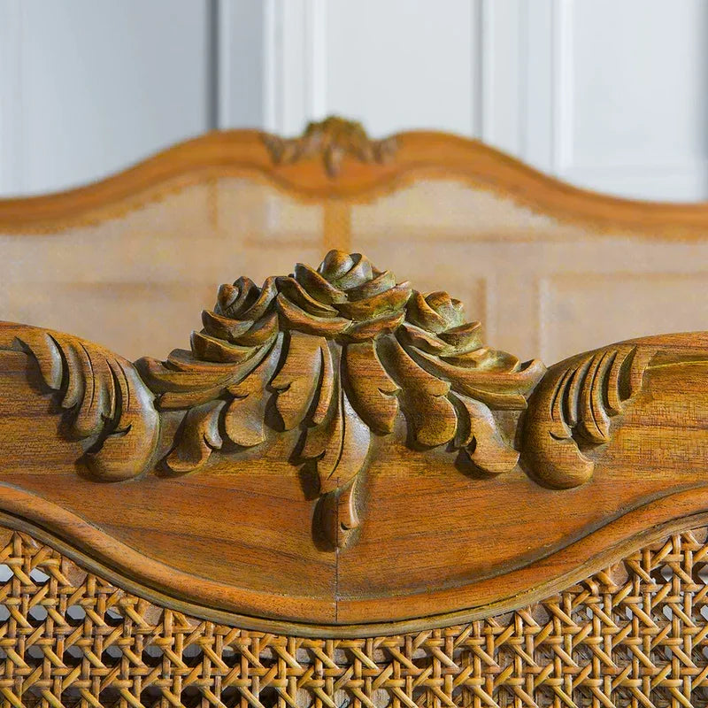 Intricate Carved Bed