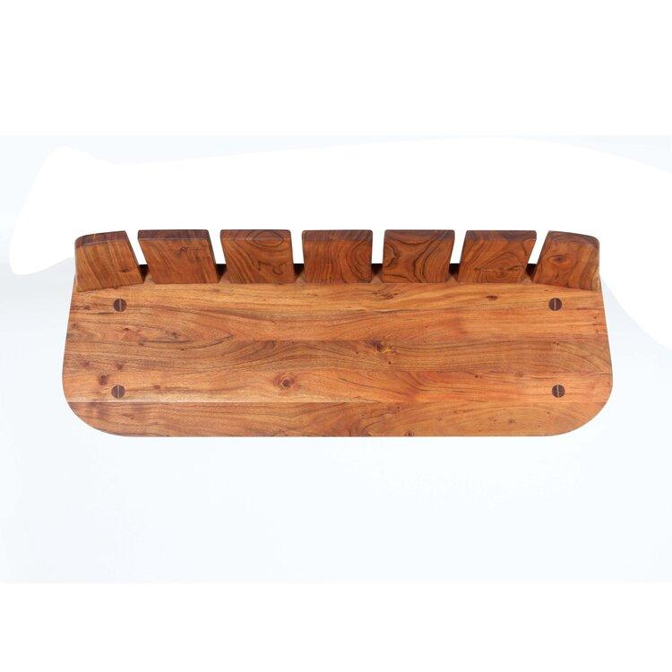 Notch Bench | Acacia Wood