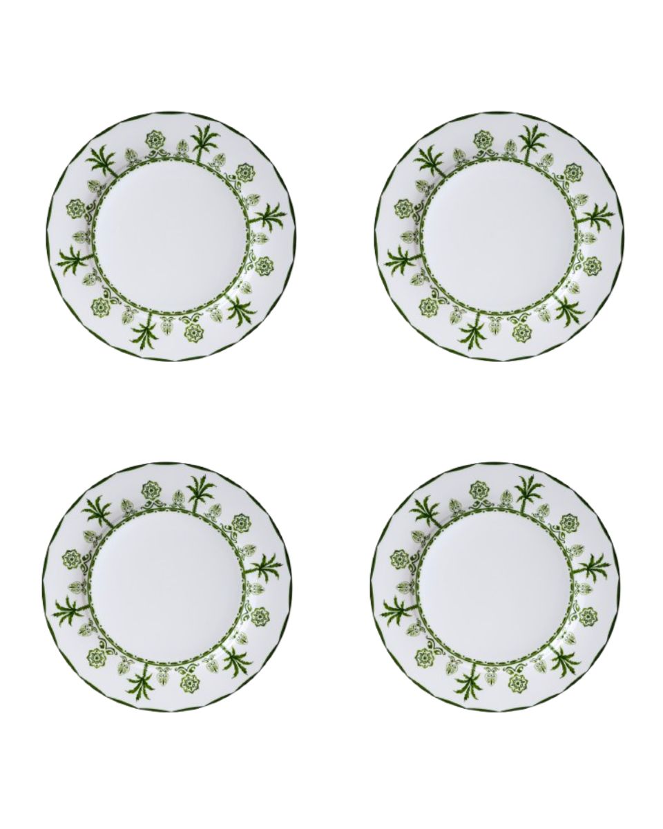 Green Lush Dinner Plate set of 4