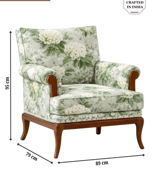 Yasumi Velvet Fabric Armchairs