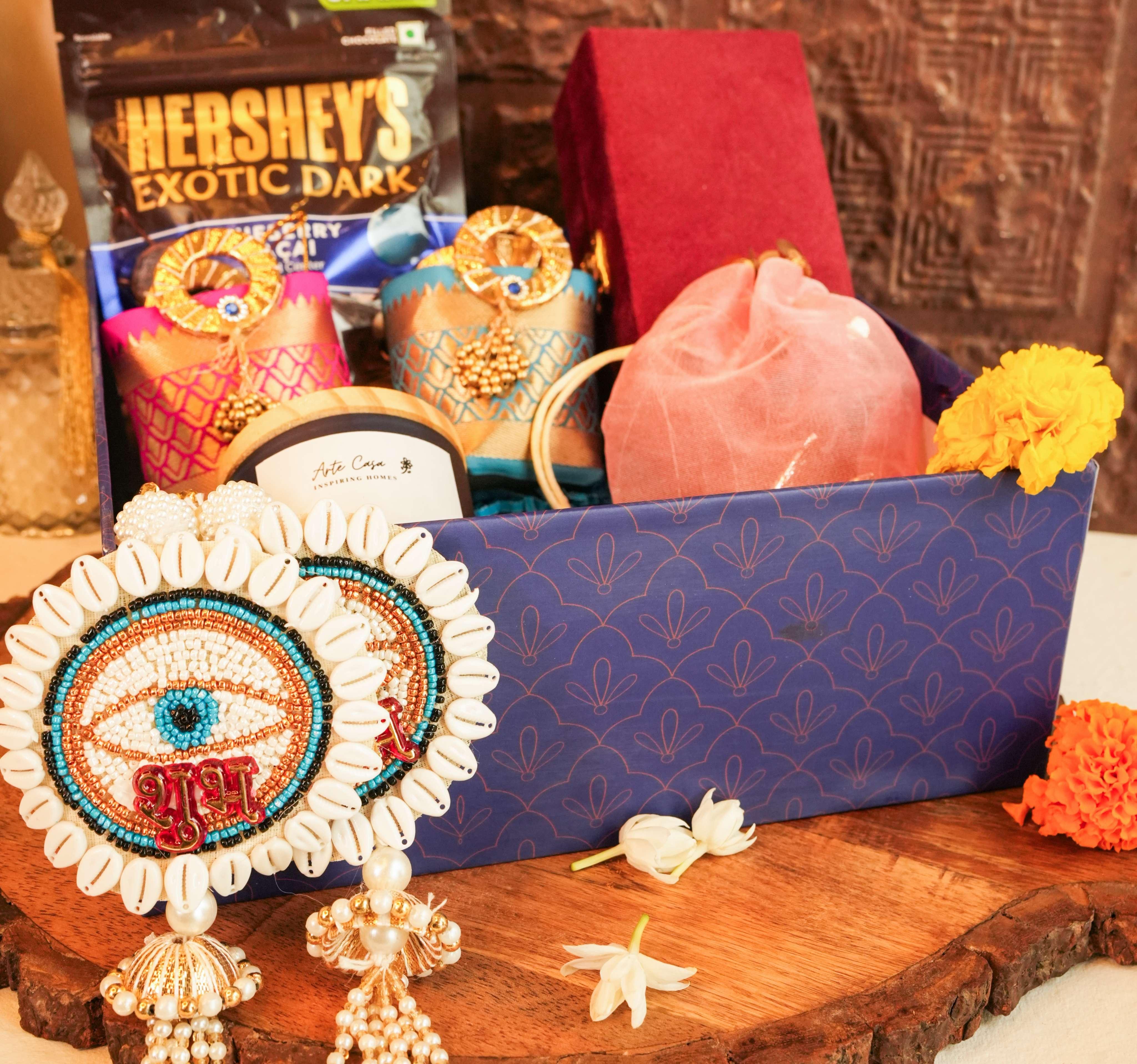 Blissful Silver Basket Hamper Set | Premium Corporate Diwali Gifts