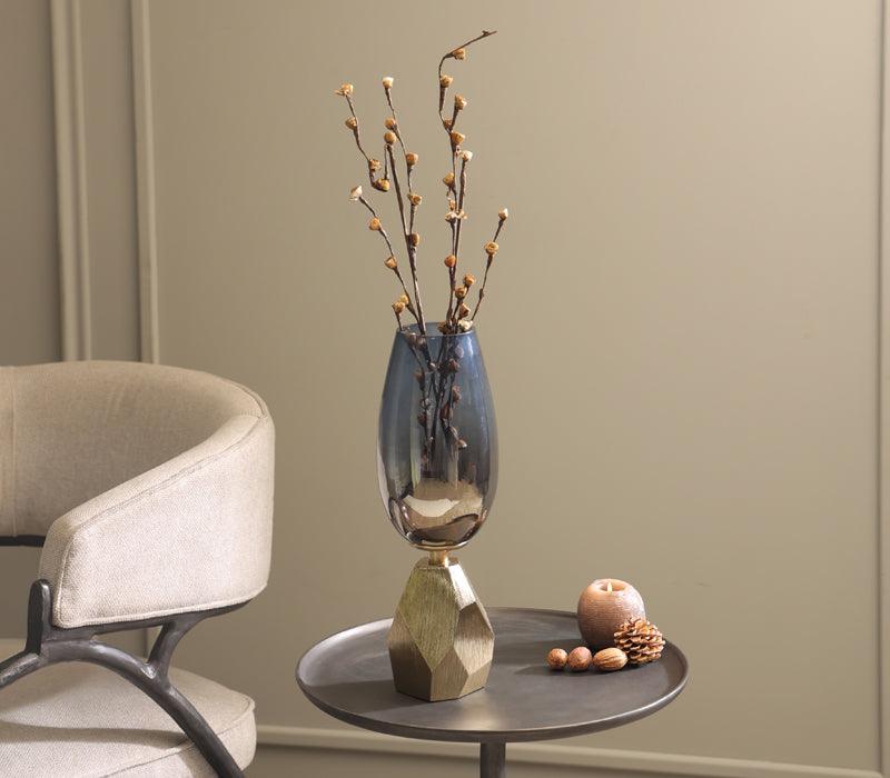 Aberrant Glass Vase | Designer Flower Vase for Living Room | Home Decor Vases -1Pc