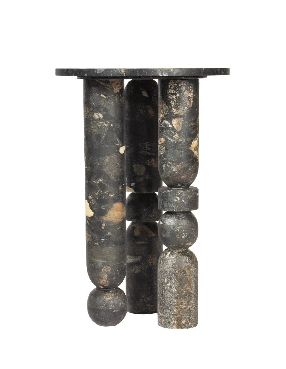 Ribl - Marinace Black Marble | Side Table
