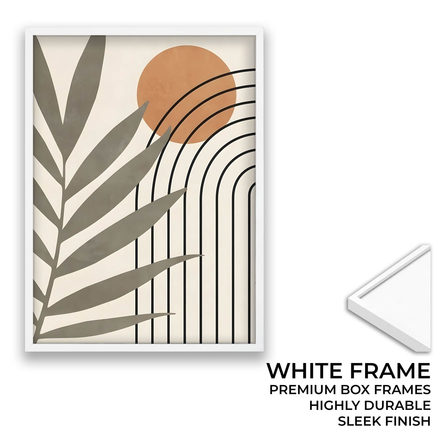 Sunlit Leaves Wall Painting