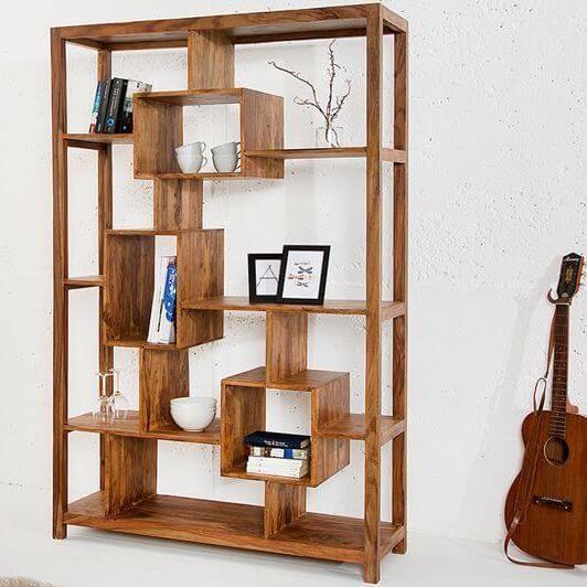 Cyno Honey Bookshelve | Sheesham Wood