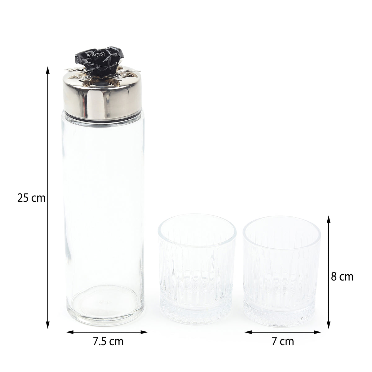 Petal Eclat Bottle & Glass Set