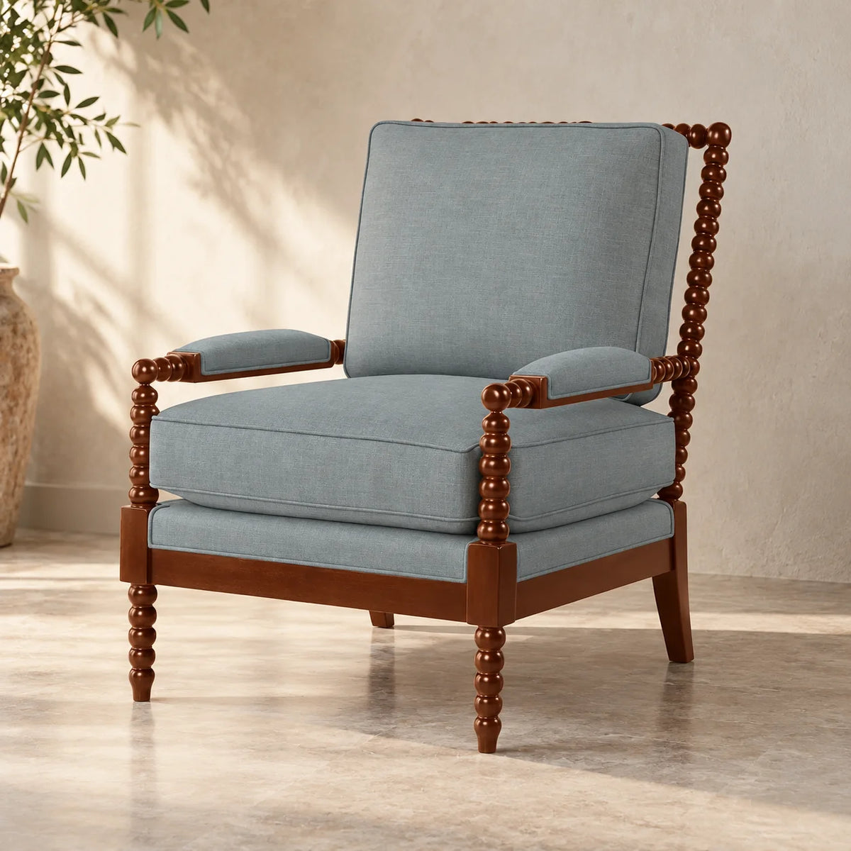 Cielo Solid Teak Wood Chair