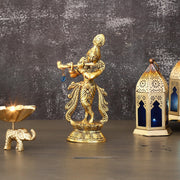 Lord Krishna Idol with Red Velvet Gift box