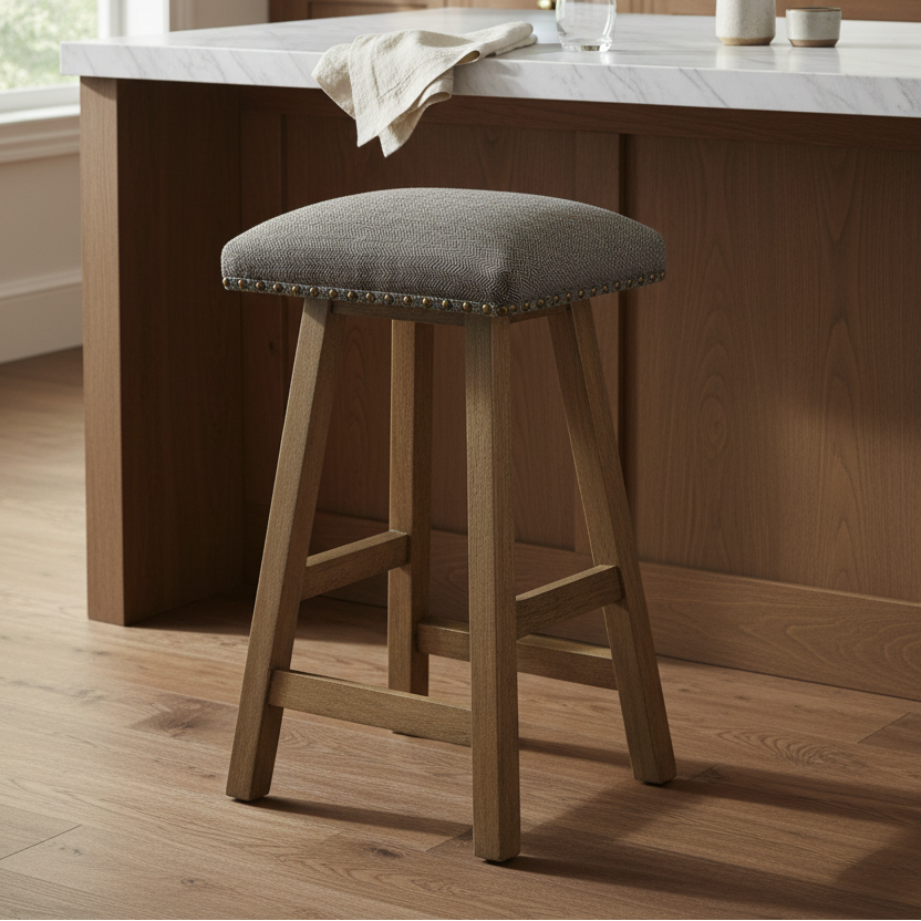 Multi Tweed Bar Stool