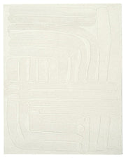 Ivory Wool Rug -Floor Covering