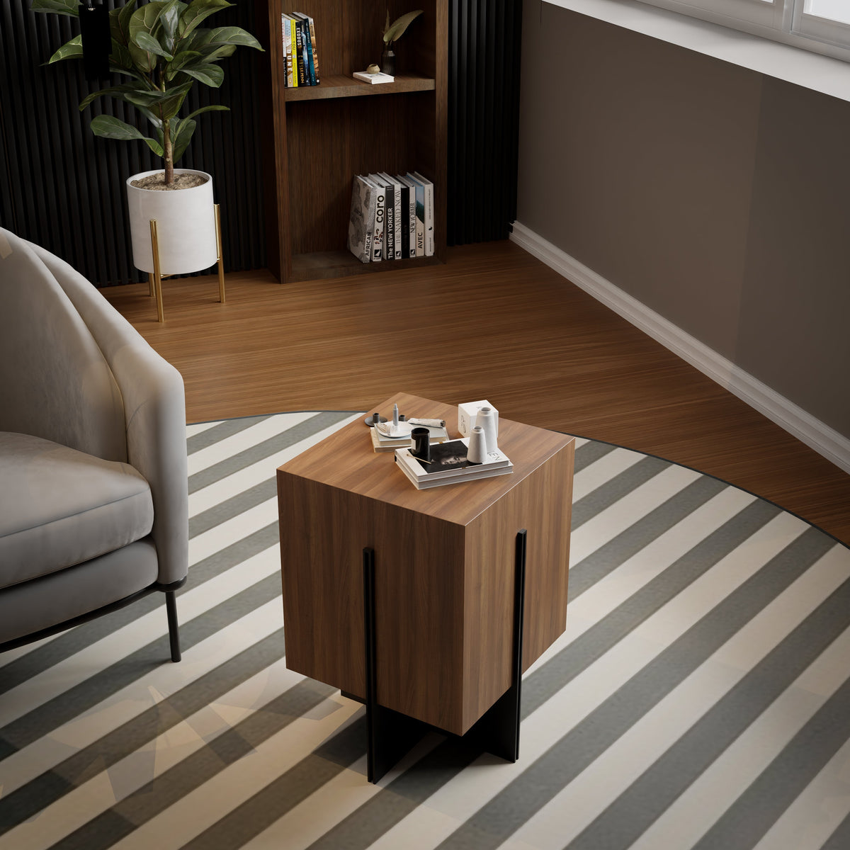 Quest Jet Accent Table
