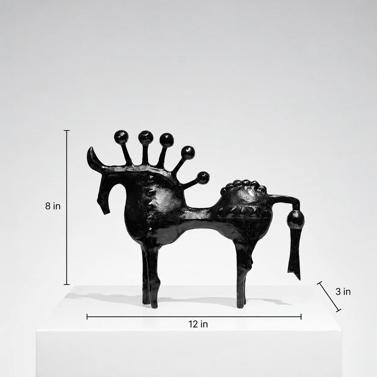 Zoral - Abstract Horse Sculpture