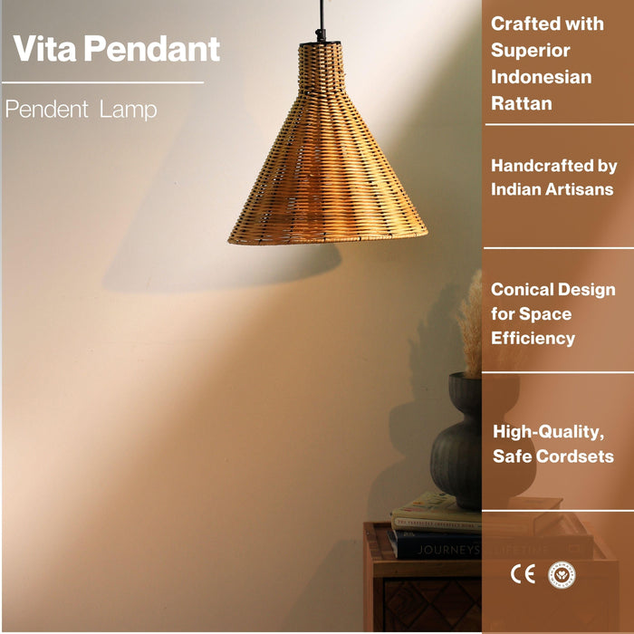 Buy Hanging Lights - Vita Pendant Lamp | Hanging Lighting for Home Decor by Fig on IKIRU online store
