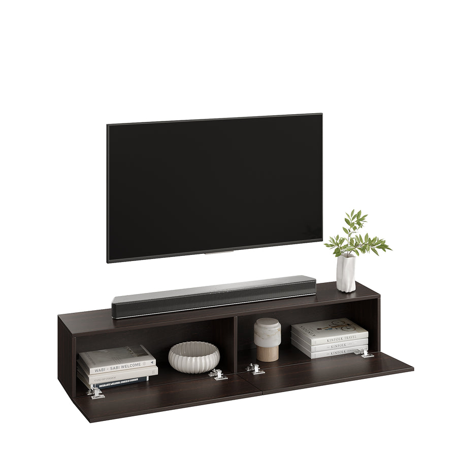 Wall Mounted TV Unit for 55 Inch TV with Storage - Jiva